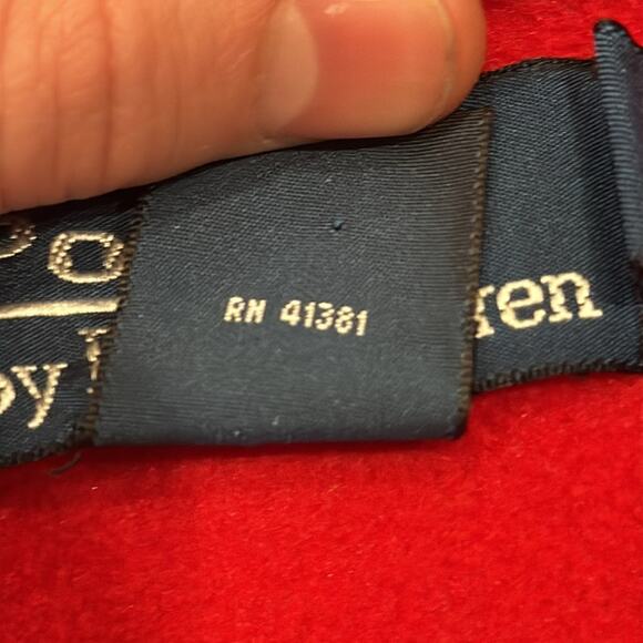 Polo by Ralph Lauren Men's PolarTec Fleece Quarter Zip Pullover Red Size XL - Picture 7 of 7